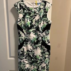 Antonio Melani Dress Green and Black size 8